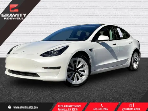 White 2022 Tesla Model 3 for sale in Roswell, GA