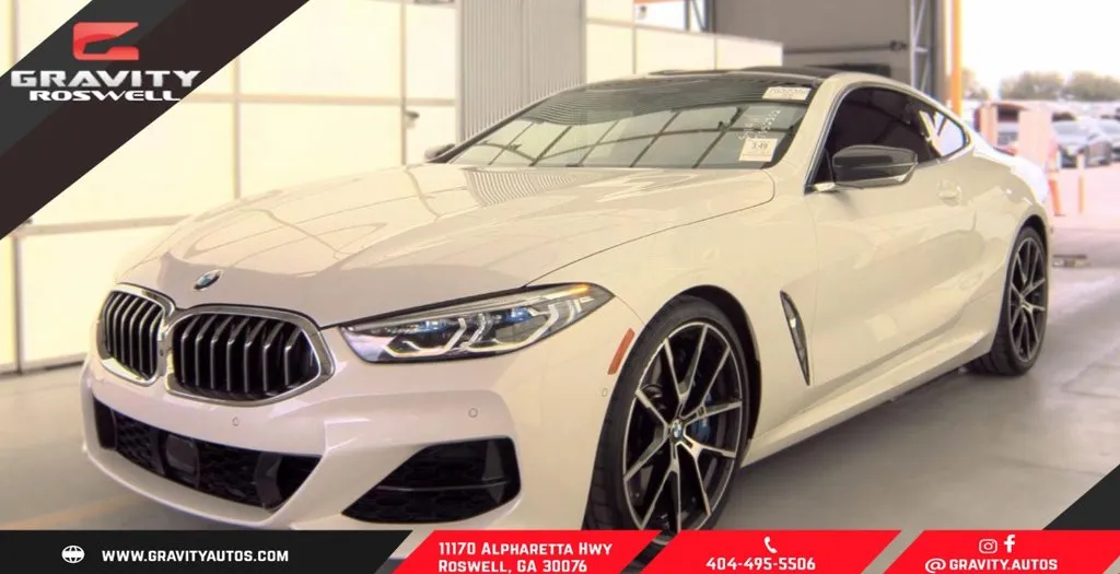 White 2022 BMW 8 Series M850i xDrive for sale in Roswell, GA