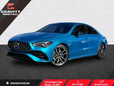 Blue 2024 Mercedes-Benz CLA 35 AMG for sale in Roswell, GA