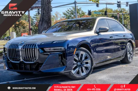 Blue 2023 BMW i7 xDrive60 for sale in Roswell, GA