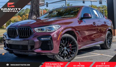 Red 2021 BMW X6 M50i for sale in Roswell, GA
