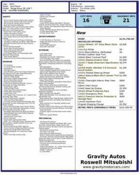 Another view of 2022 Land Rover Range Rover SE for sale in Roswell, GA at Gravity Autos Roswell