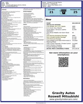 Another view of 2022 BMW X5 xDrive40i for sale in Roswell, GA at Gravity Autos Roswell