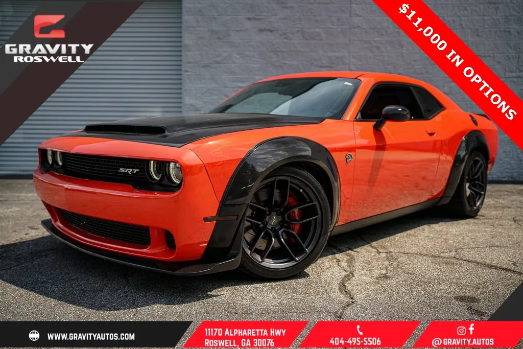 Orange 2017 Dodge Challenger SRT Hellcat for sale in Roswell, GA
