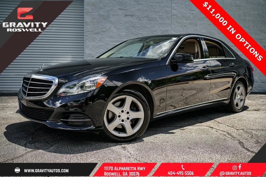 Black 2014 Mercedes-Benz E-Class E 350 for sale in Roswell, GA