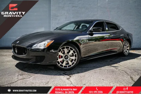 Black 2015 Maserati Quattroporte S Q4 for sale in Roswell, GA