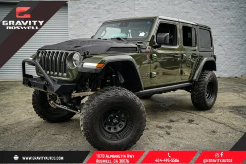 Green 2021 Jeep Wrangler Unlimited Rubicon for sale in Roswell, GA