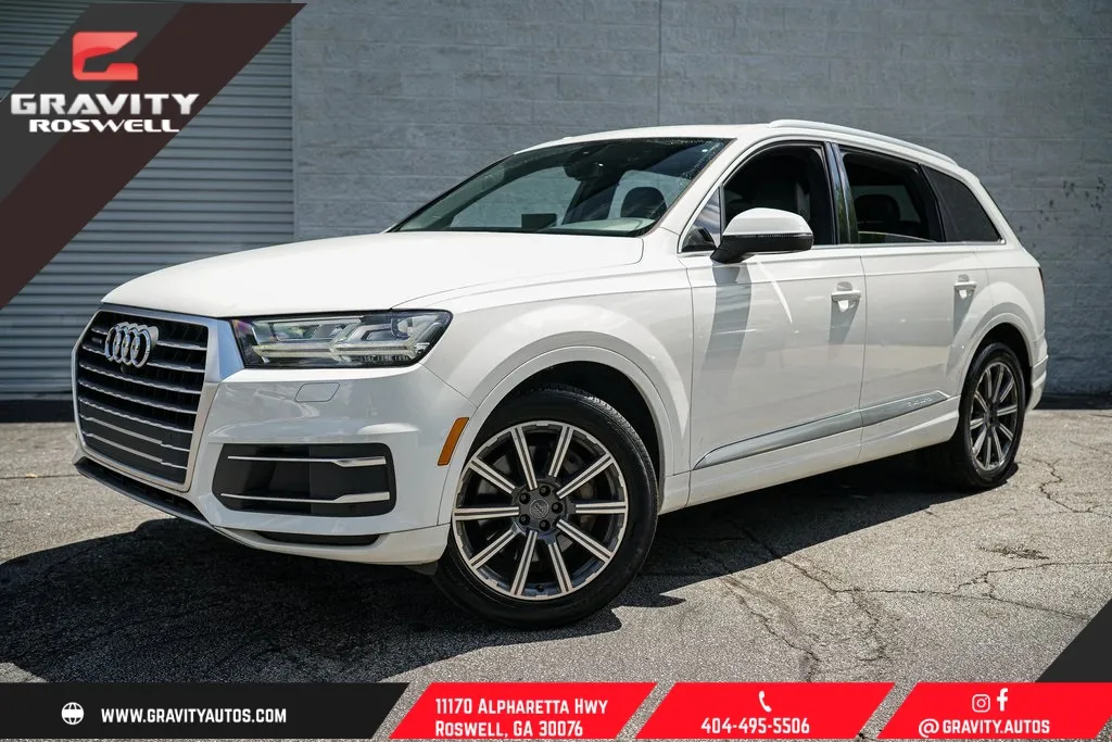 White 2017 Audi Q7 2.0T Premium Plus for sale in Roswell, GA