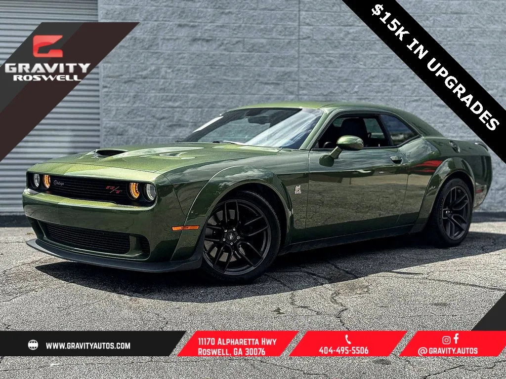 Green 2019 Dodge Challenger R/T Scat Pack Widebody for sale in Roswell, GA