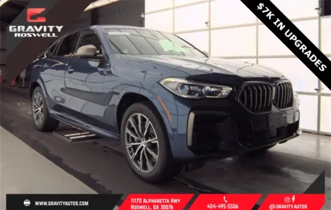 Blue 2022 BMW X6 M50i for sale in Roswell, GA