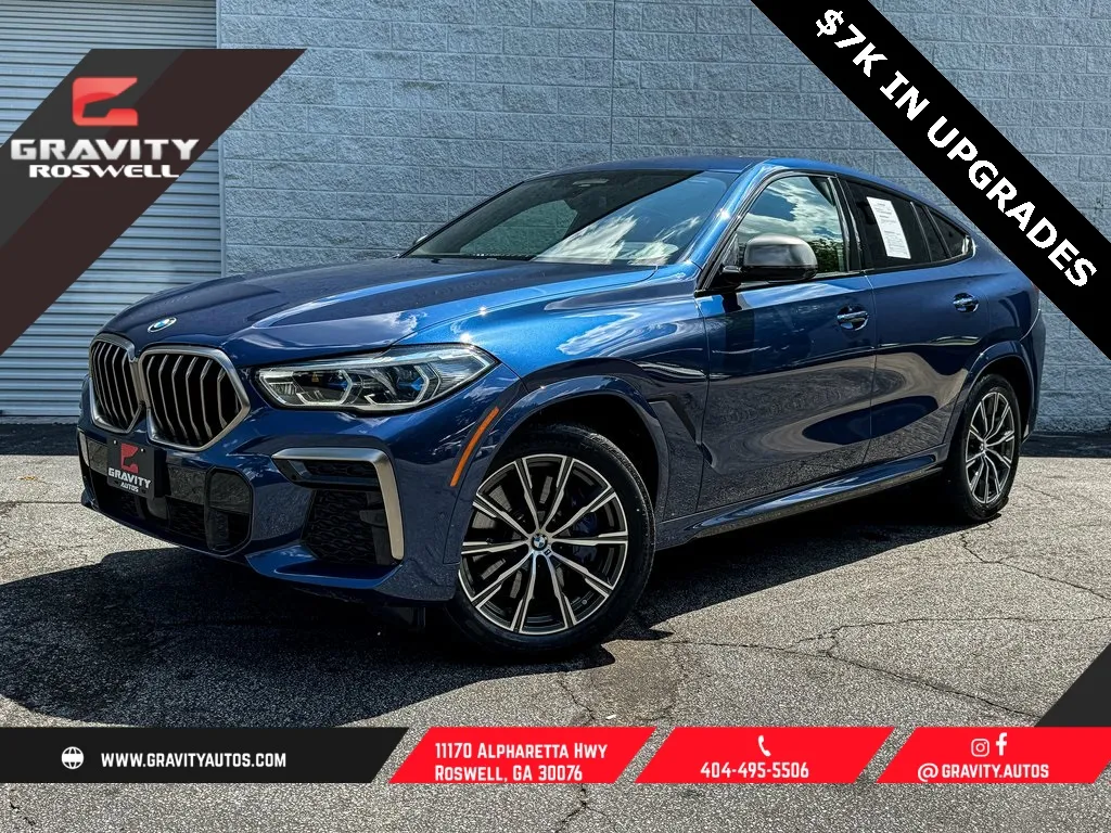 Blue 2022 BMW X6 M50i for sale in Roswell, GA