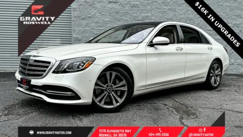 White 2019 Mercedes-Benz S-Class S 450 for sale in Roswell, GA