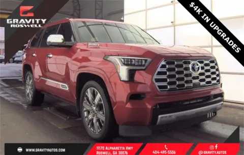 Red 2023 Toyota Sequoia Capstone for sale in Roswell, GA