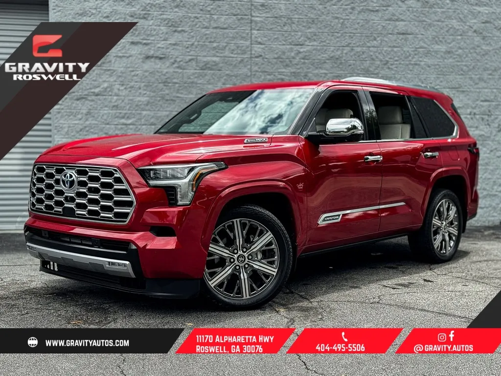 Red 2023 Toyota Sequoia Capstone for sale in Roswell, GA