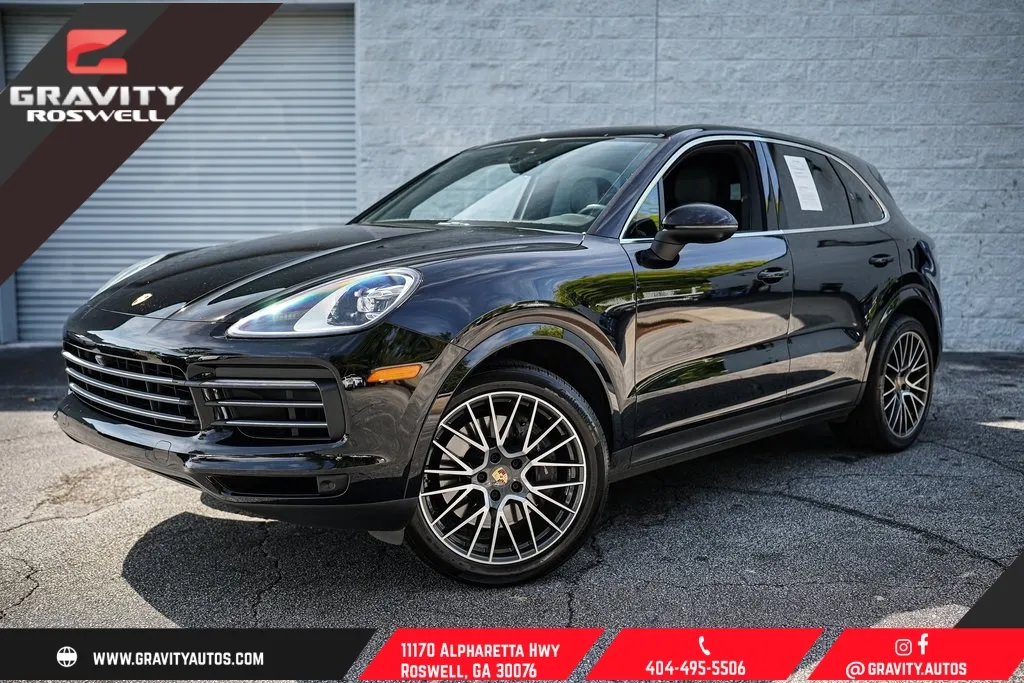 Black 2021 Porsche Cayenne for sale in Roswell, GA