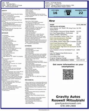 Another view of 2018 Mercedes-Benz AMG GT S for sale in Roswell, GA at Gravity Autos Roswell