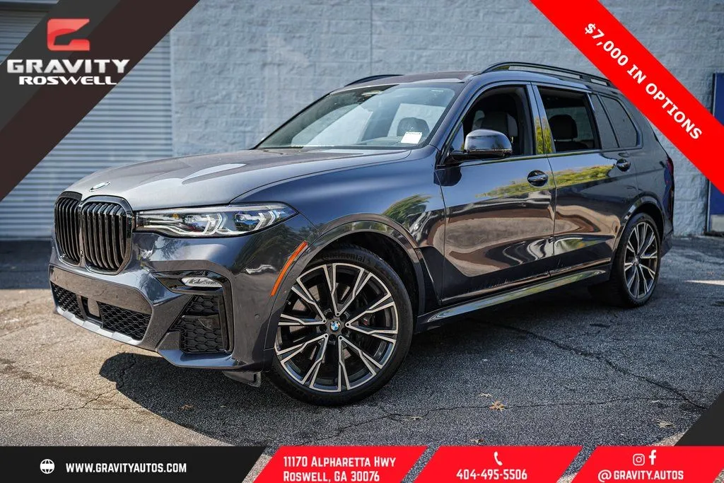 Used 2022 BMW X7 M50i for sale in Roswell, GA at Gravity Autos
