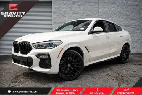 White 2020 BMW X6 M50i for sale in Roswell, GA