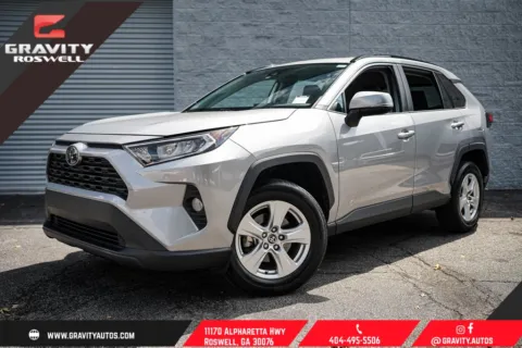 Silver 2021 Toyota RAV4 XLE for sale in Roswell, GA