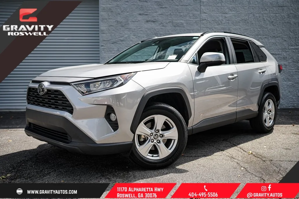Silver 2021 Toyota RAV4 XLE for sale in Roswell, GA
