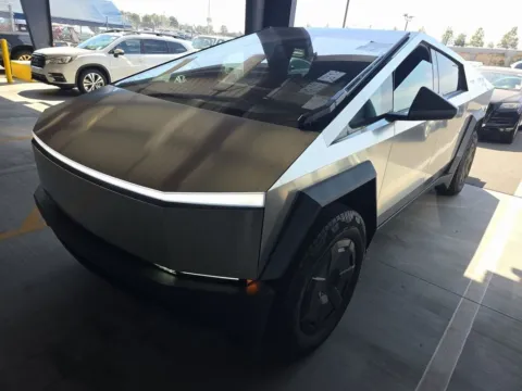 Another view of 2025 Tesla Cybertruck for sale in Roswell, GA at Gravity Autos Roswell