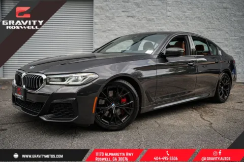 Gray 2022 BMW 5 Series 530i xDrive for sale in Roswell, GA