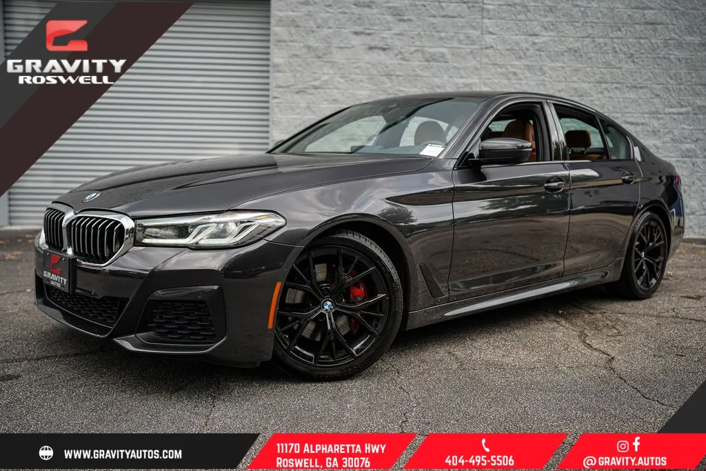 Gray 2022 BMW 5 Series 530i xDrive for sale in Roswell, GA
