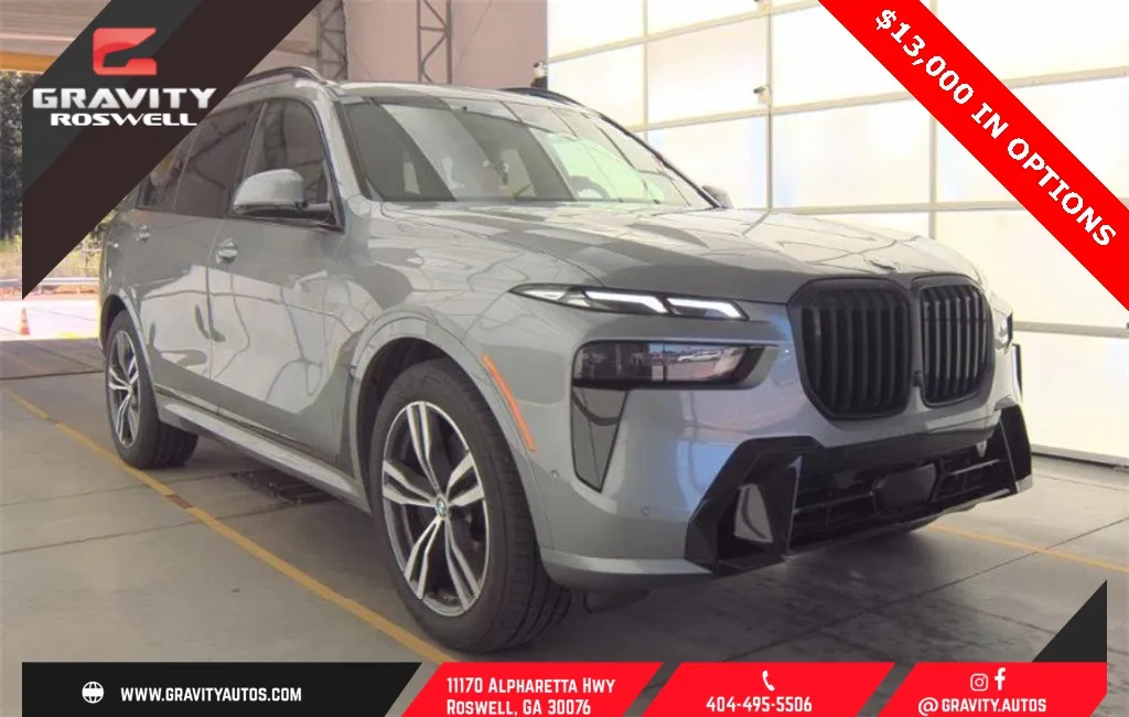 Gray 2024 BMW X7 xDrive40i for sale in Roswell, GA