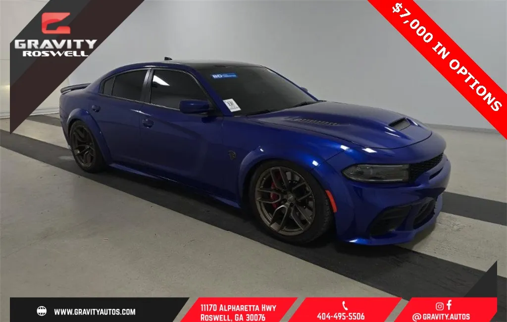 Blue 2022 Dodge Charger SRT Hellcat Widebody for sale in Roswell, GA