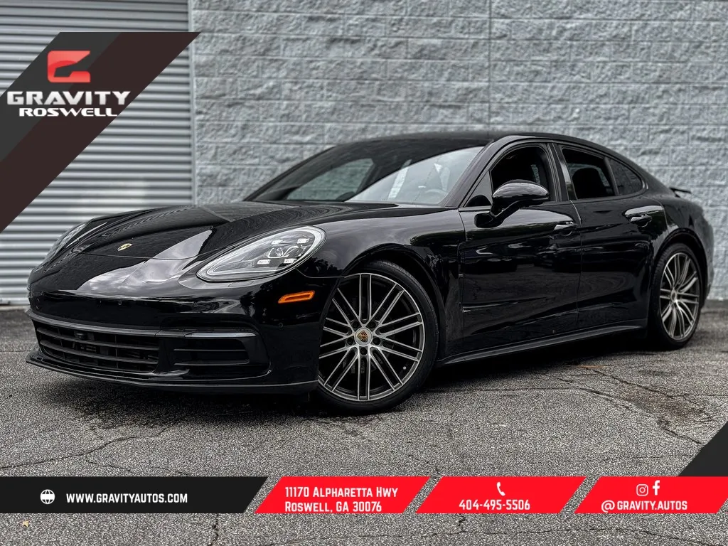 Black 2018 Porsche Panamera 4 for sale in Roswell, GA