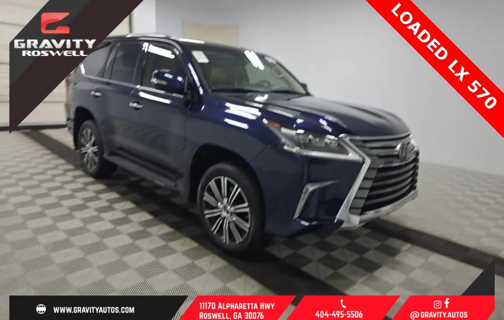 Blue 2021 Lexus LX 570 for sale in Roswell, GA
