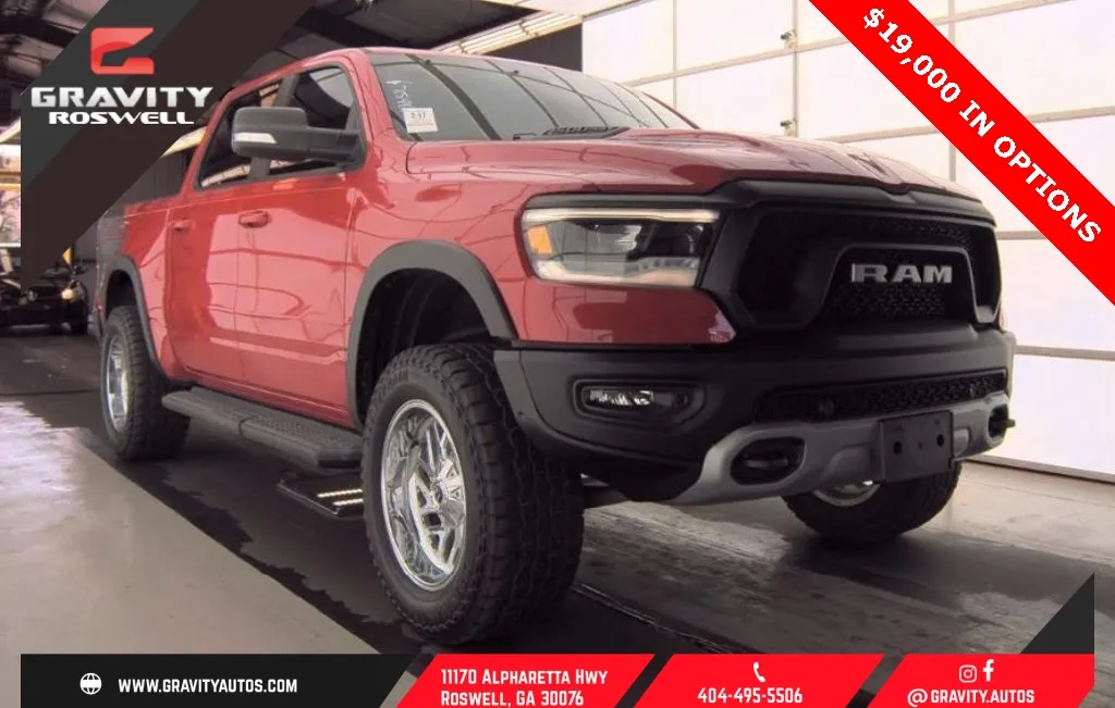Red 2021 Ram 1500 Rebel for sale in Roswell, GA