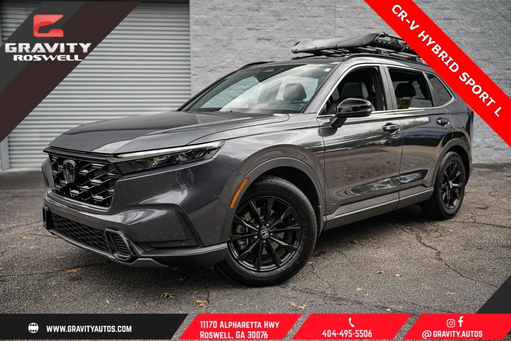 Gray 2025 Honda CR-V Hybrid Sport-L for sale in Roswell, GA