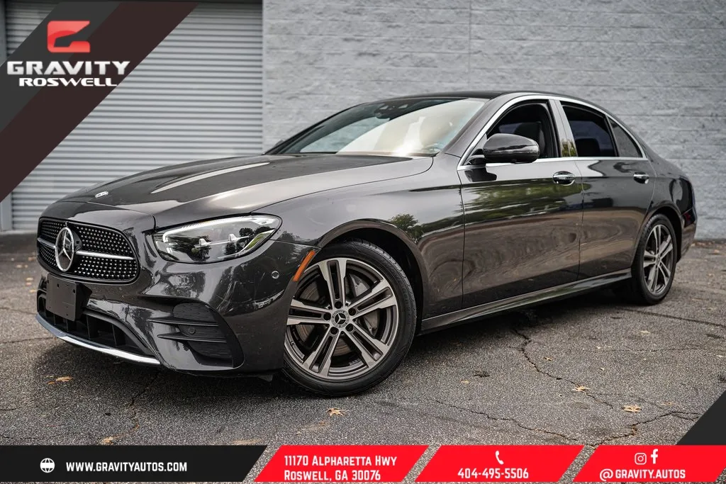Gray 2021 Mercedes-Benz E-Class E 350 for sale in Roswell, GA