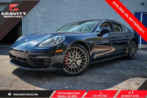 Blue 2022 Porsche Panamera 4S for sale in Roswell, GA