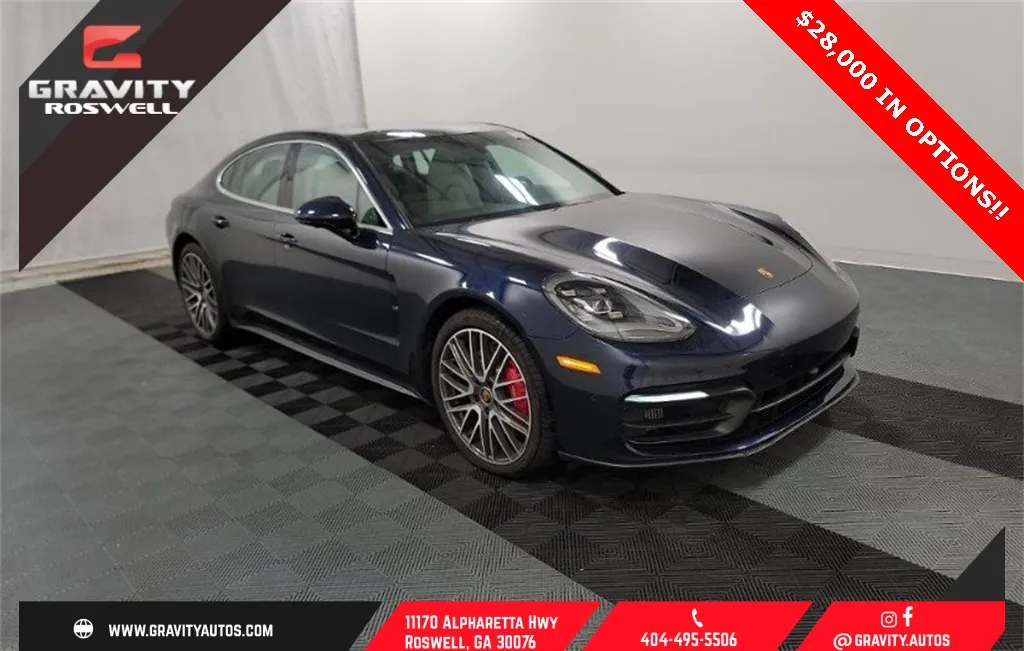 Blue 2022 Porsche Panamera 4S for sale in Roswell, GA
