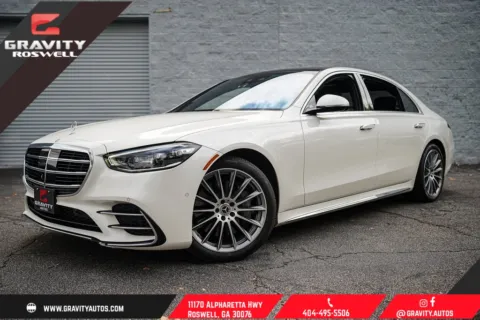 White 2022 Mercedes-Benz S-Class S 580 for sale in Roswell, GA