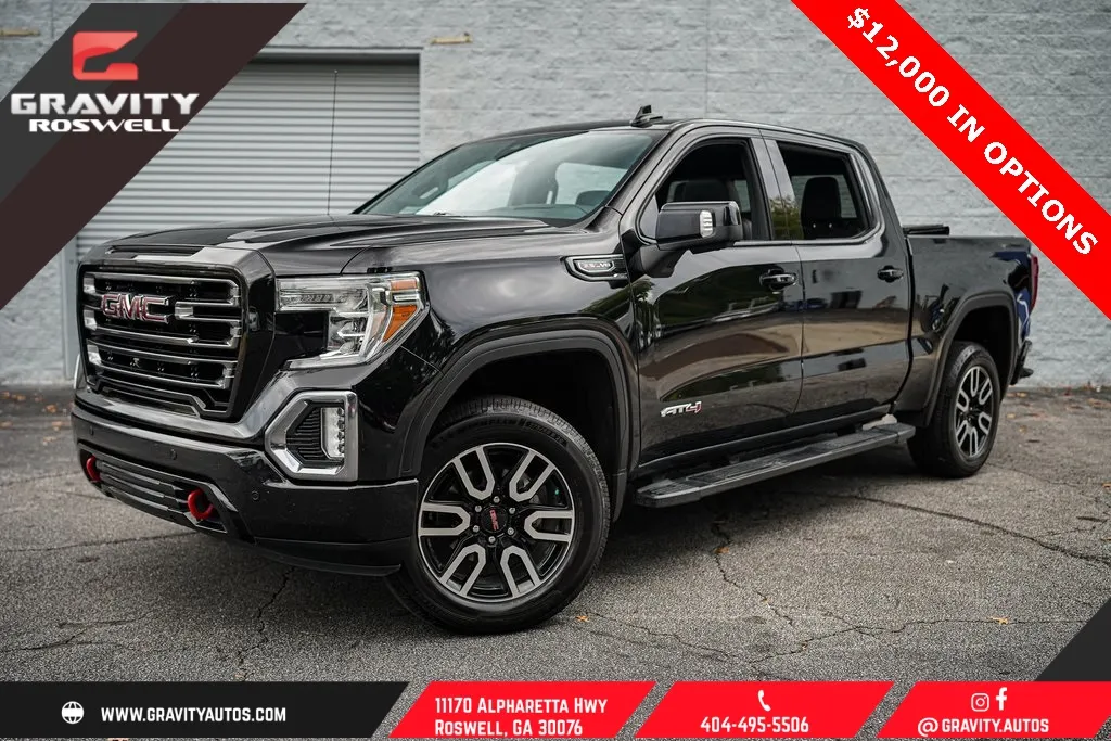 Black 2020 GMC Sierra 1500 AT4 for sale in Roswell, GA