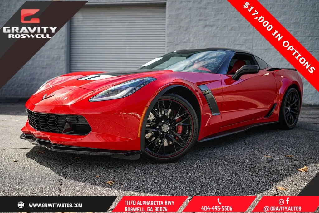 Red 2016 Chevrolet Corvette Z06 for sale in Roswell, GA
