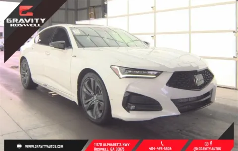White 2022 Acura TLX A-Spec Package for sale in Roswell, GA