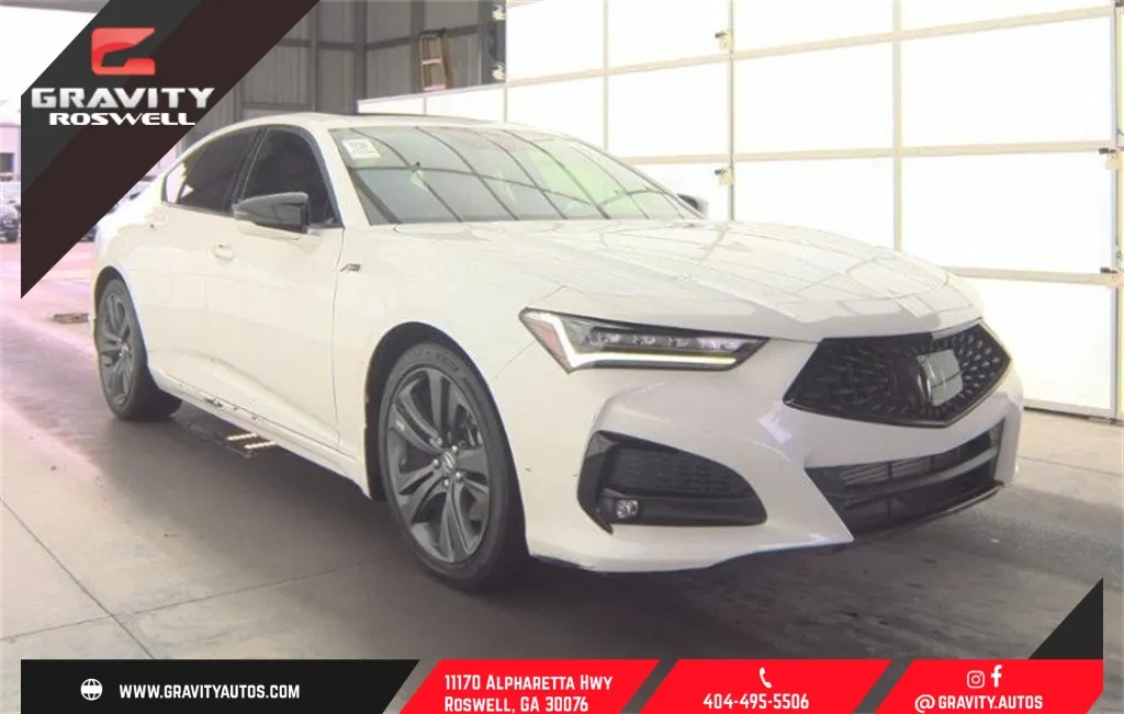 White 2022 Acura TLX A-Spec Package for sale in Roswell, GA