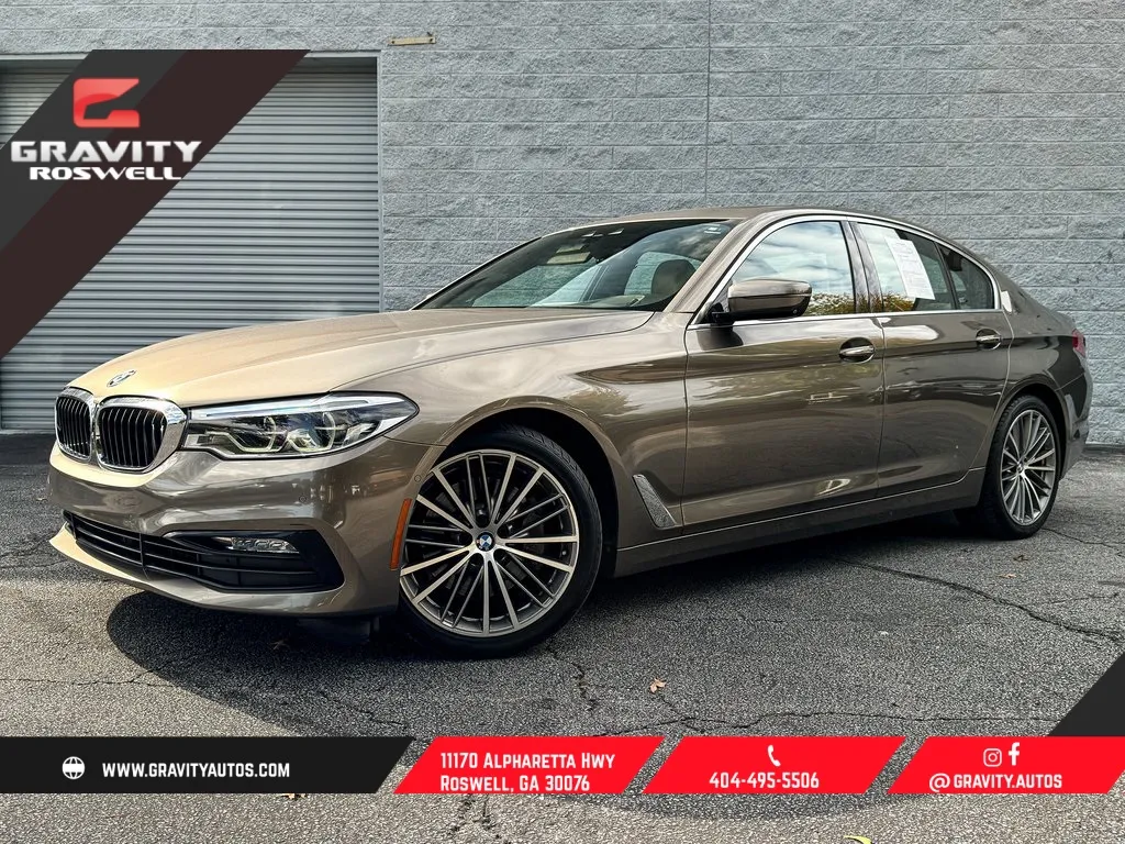 Gray 2017 BMW 5 Series 540i for sale in Roswell, GA