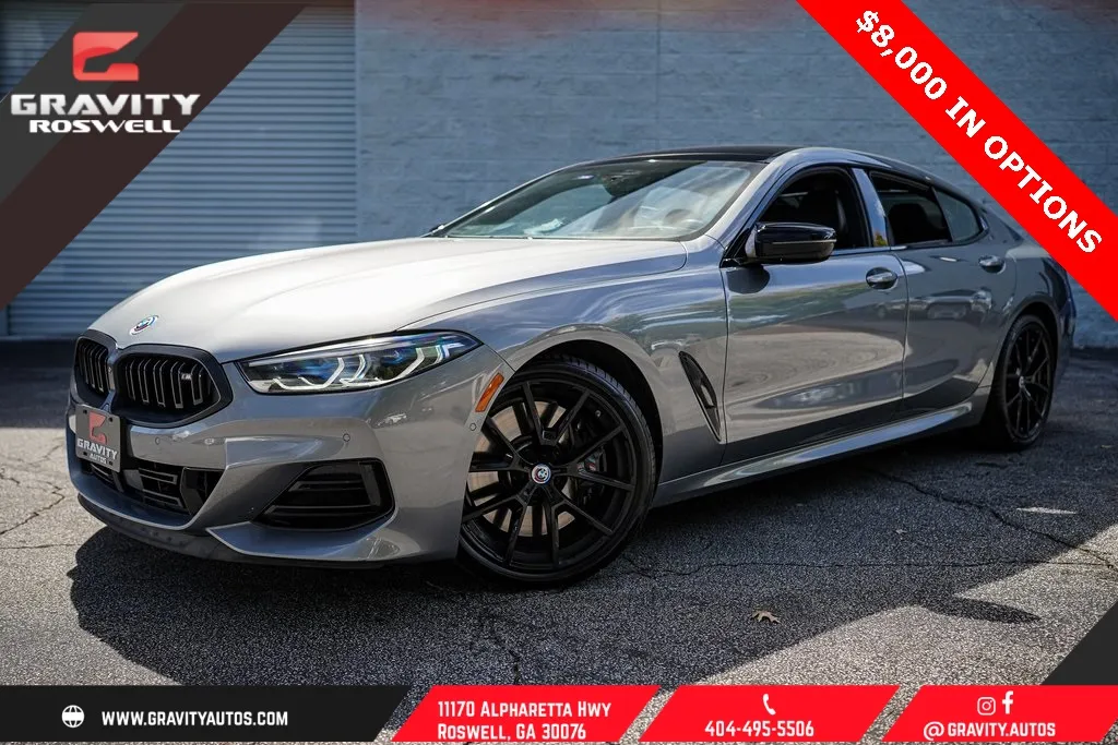 Gray 2023 BMW 8 Series M850i xDrive Gran Coupe for sale in Roswell, GA