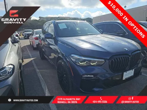 Blue 2020 BMW X5 sDrive40i for sale in Roswell, GA