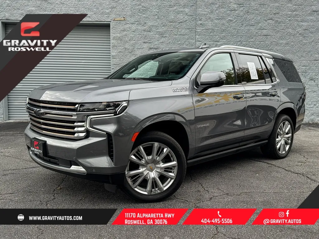 Gray 2022 Chevrolet Tahoe High Country for sale in Roswell, GA