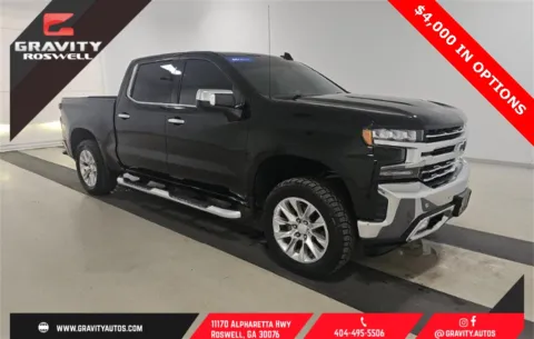 Black 2022 Chevrolet Silverado 1500 LTD LTZ for sale in Roswell, GA