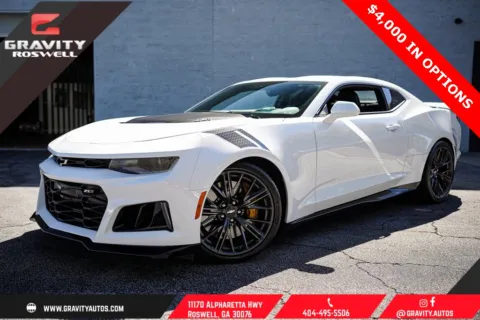 White 2019 Chevrolet Camaro ZL1 for sale in Roswell, GA