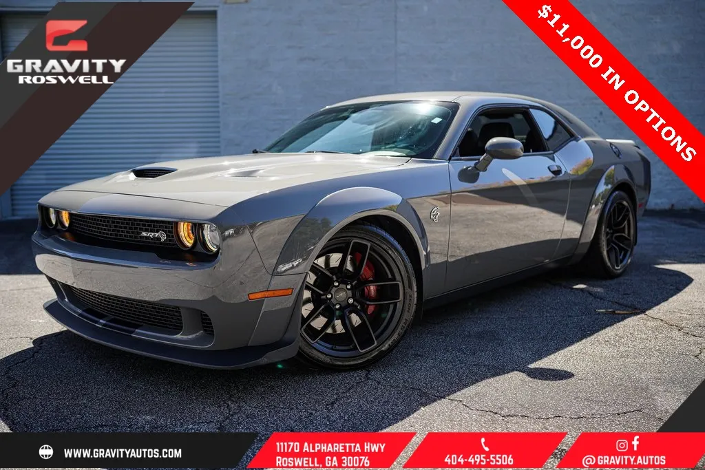 Gray 2018 Dodge Challenger SRT Hellcat Widebody for sale in Roswell, GA