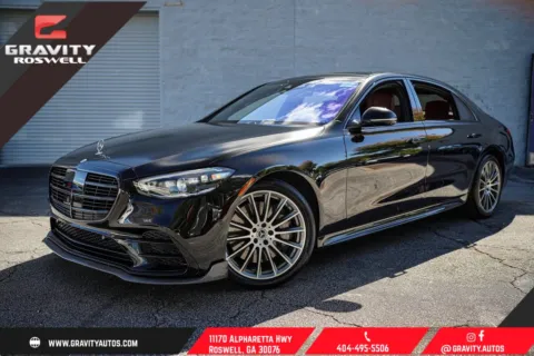 Black 2022 Mercedes-Benz S-Class S 500 for sale in Roswell, GA