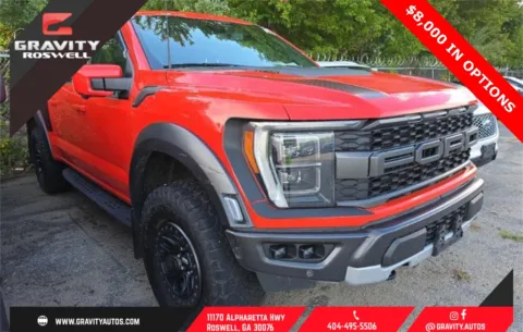 Orange 2023 Ford F-150 Raptor for sale in Roswell, GA